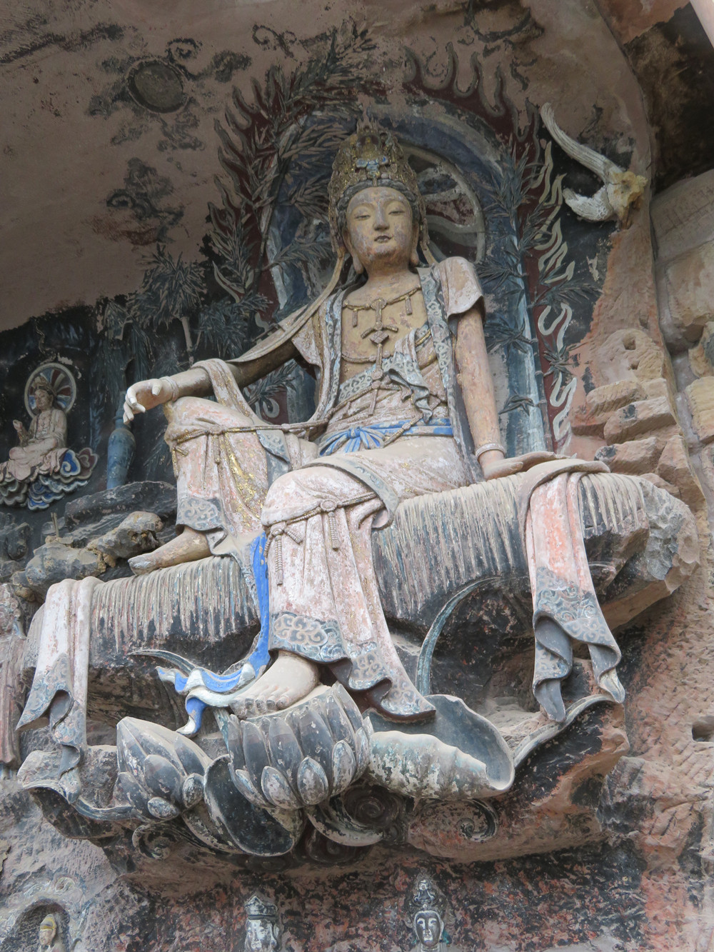 观自在菩萨——震摄心灵的毗卢洞紫竹观音-图片5